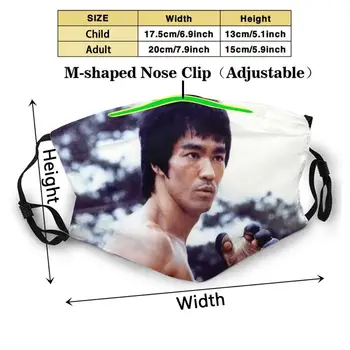 Bruce Lee Masko Za Enkratno Uporabo Usta Masko Stroj Filter Proti Prahu Maske Bruce Lee Igralec Legenda Borilnih Veščin Jackie Chan