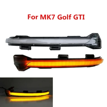 Avto LED Vključite Opozorilne Luči Ogledalo Indikator za Golf 7 MK7 7.5 GTI R GTD