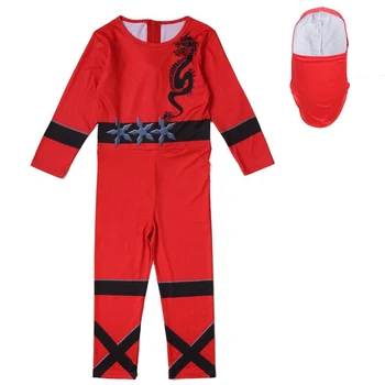Fantje Anime Jumpsuits Halloween Kostumi Otroci Ninjago Vocaloid Cosplay Oblačila Ninja Stranka Smešno Oblačila Cos Unifom za Otroke