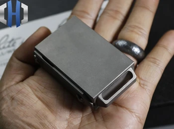 Ustvarjalne Prenosni Kompaktni EOS Titanove Zlitine Pripravi Matchbox Prostem Taktično Škatla za Shranjevanje