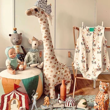 67 CM > Ustvarjalno, Srčkan Velike Simulacije Žirafa Lutka Plišastih Igrač Spalno Blazino Lahko Stojijo Soba Dekoracijo Darilo za Rojstni dan Za Otroke