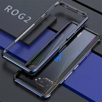 Za ASUS ROG 2 ROG2 Primeru Kovinski Okvir Dvojni Barve Aluminija Odbijača Zaščita Kritje za ASUS ROG Telefon II Primeru