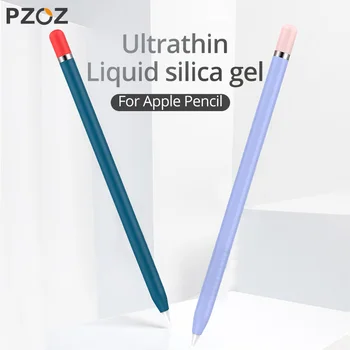 PZOZ Silikonski Rokav za Apple Svinčnik 1 Pokrov zaščitni primeru silikagel Pisane Za iPad Tablični Dotik, Pisalo