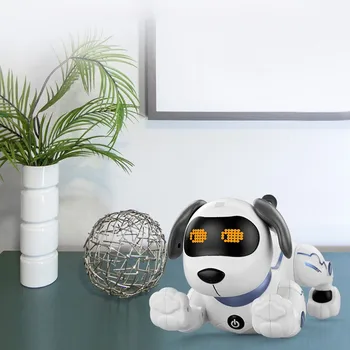 Elektronski Pes, Mačka Robot Smart Opozarjati Interaktivni Ples Pojejo Hoja Elektronske Igrače Brinquedo Cachorro Zaznavanje Igrače BA60DZ