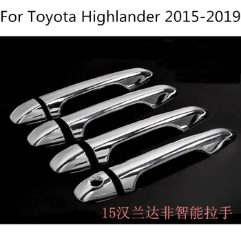Za Toyota Highlander - 2019 Razkošno Chrome Vrat Ročaj Avto Zajema Dodatki Avto Nalepke Avto Styling Kluger GX XU50
