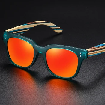EZREAL OBLIKOVANJE Naravnih Ročno izdelanih Lesenih sončna Očala Moških sončna Očala Ženske, blagovno Znamko, Design, Prvotno Barvo Očal Oculo S5089