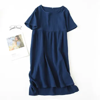 Poletje 2020 Noseča Sleepwear Obleko Kratek Rokav Bombaž Noseča Nightgown Za Nosečnice Porodniškega Spalna Obleka Fdfklak