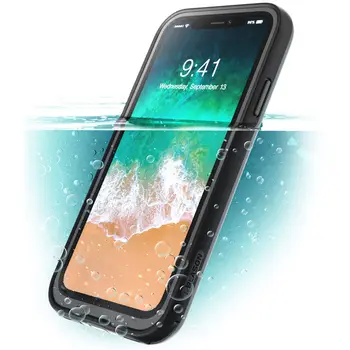 I-BLASON Za iphone X Xs Primeru za 5,8 palca Okriljem Nepremočljiva Primeru Zajema Celotno Telo Robustno Ohišje z Vgrajeno Screen Protector