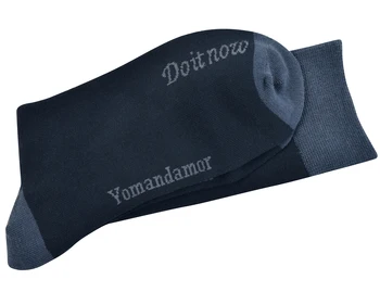 Yomandamor Moške Bambusa Dihanje Obleko Posadke Nogavice z Brezšivne Toe,5 Parov L Size(Velikost Nogavic:10-13)