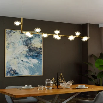 Sodoben Nordijski Minimalističen ustvarjalnost čarobni fižol, lestenec LED luči Modela viseče svetilke za Kavarna Restavracija Dnevna soba