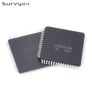 10 KOS ATMEGA128A-AU ATMEGA128A ATMEGA128 8-bitni Mikrokrmilnik QFP64 TQFP diy elektronika
