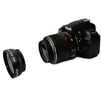 Cewaal Strokovno 52 mm 2x Telefoto Objektiv Pretvornik Za Nikon D5100 D3200 D70 D40 DSLR