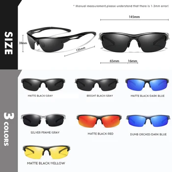 Blagovne znamke Zunanja športna sončna Očala Moških Polarizirana Windproof Taktične Vojaške sončna Očala Vožnje Oculos De Sol zonnebril heren UV400