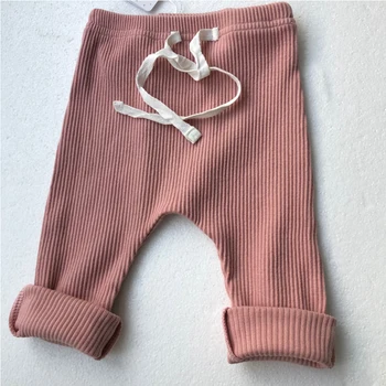 Otrok bombaž hlače starost za 6m-2 let baby dekleta hlače priložnostno 2020 nove jesensko zimske otroci oblačila deklici enostavno hlač