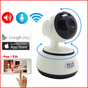 PTZ IP Kamera 720P Wifi dvosmerni Audio Brezžični Cctv Varnost Zaprtih Mini IPCam Ir Domov Nadzor Baby Monitor Cam JIENU