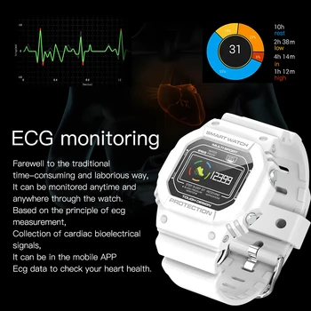 696 X12 EKG+PPG Pametno Gledati Ip68 Vodotesen Fitnes Sport Ure Za Ios Android Srčnega utripa, Krvnega Tlaka Smartwatch