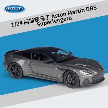 Welly 1:24 Aston Martin DBS Superleggera zlitine modela avtomobila Diecasts & Igrača Vozil, Zberite darila, Non-daljinski upravljalnik vrsta prevoza
