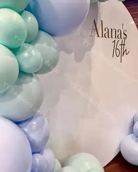 DIY Pastelnih Macaron Modra Mint Balon Garland Iver Globos Arch Komplet za Rojstni dan, Poroko Baby Tuš Obletnica Stranka Dekor