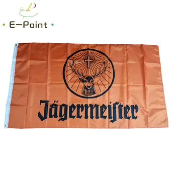Nemčija Jagermeister Zastavo Oranžno Ozadje 60*90 cm (2x3ft) 90*150 cm (3x5ft) Velikost Božični Okraski za Dom in Vrt