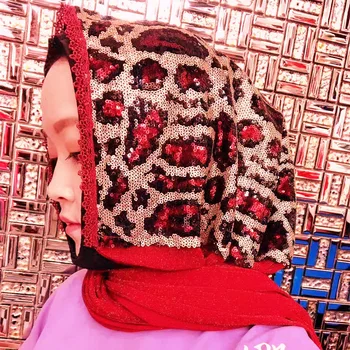 Leopard design tiste Muslimanske Islamske šali, ženske, dekleta hijabs