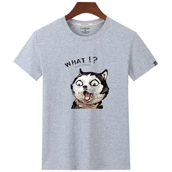 Čudne Stvari, Majice, T-shirt Graphic Tee Hipster Moških Pismo Print Majica s kratkimi rokavi Modnih Oblačil Vrh HY1MC63