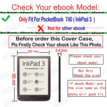 Knjiga Pokrovček Za Knjizica InkPad 3 in Knjizica 740 (7.8