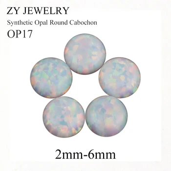 VROČE!!! 50pcs/veliko Veleprodajna Cena OP17 1,5 mm~12 mm Okroglo Obliko Chrysoprase Sintetičnih Opal Kamen