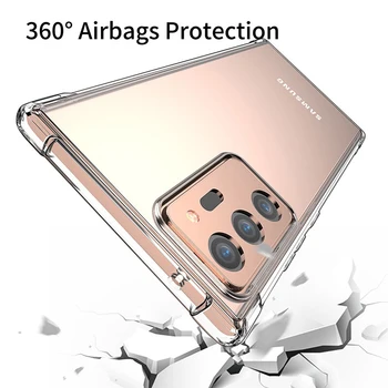 3in1 screen protector ohišje za Samsung Galaxy Note 20 Ultra Prozoren silikonski pokrovček za Samsung Note20 Opomba 20Ultra primerih