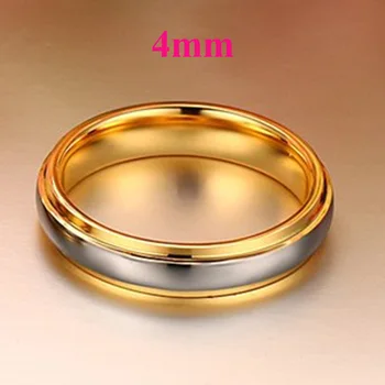 4 mm/6 mm predpisovanjem Volframov karbid Obroč Ljubezen Zavezništvo zveze Nekaj poročni Prstani za moške in ženske