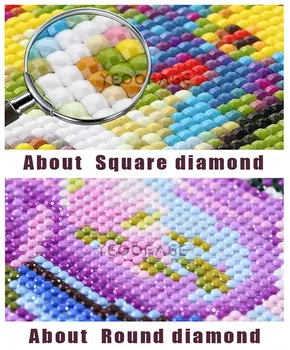 5d Diy Diamond Slikarstvo vzorec Kvadratnih Okrasnih Navzkrižno Šiv znak Diamond Vezenje Mozaik Dekleta in volkovi Needlework