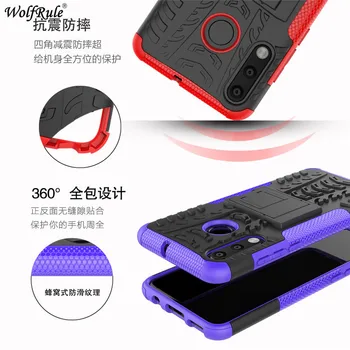 Za Kritje Huawei P30 Lite Primeru TPU & PC Imetnik Oklep Zaščitna Torbica Nazaj Primeru Telefon Za Huawei P30 Lite Pokrov 6