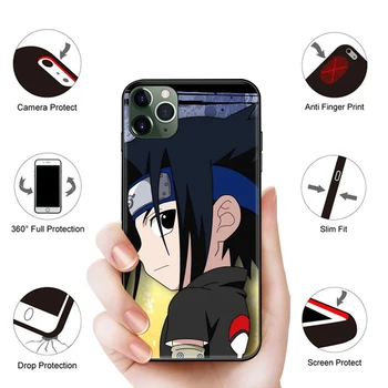 Uzumaki kakashi anime Naruto primeru za iphone xs max 5 5 jv 6 6s 7 8 plus x xr xs max 11 pro max TPU okvir silikonski pokrov