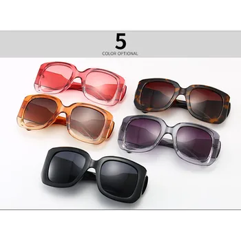 SHAUNA Posodobljene Kovine, Spona Oversize Kvadratnih sončna Očala Ženske blagovne Znamke Oblikovalec Retro Odtenki Moških UV400