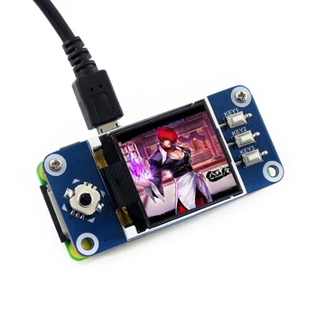 Waveshare 1.44 palčni LCD-Zaslon KLOBUK za Raspberry Pi 2B/3B/3B+/Nič/Nič W 128x128 pik SPI Vmesnik LED Osvetlitvijo 3.3 V