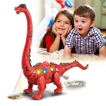 Otroci Igrače Električni Hoja Dinozaver Igrača Dolgim Vratom Valijo Jajca Projekcija Luči Bučanje Zvoke Otroci Božična Darila Za Rojstni Dan
