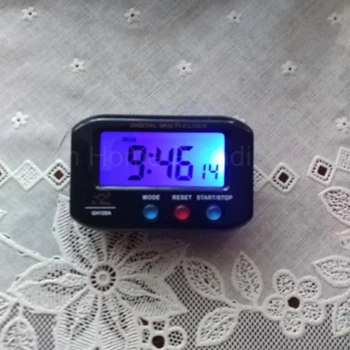 Prenosni Žepni Digitalni Budilka Mini LED Ure Odštevalnik Štoparica Elektronski Tabela Budilka S Snooze Ozadja