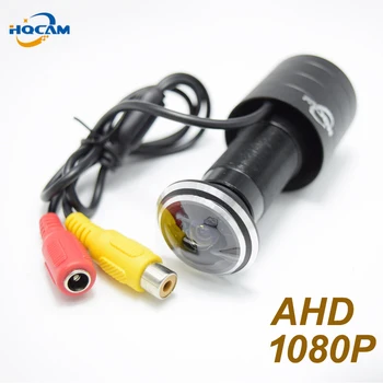 HQCAM 1080P Mini AHD fotoaparat 2.1 mm 1.78 mm Fisheye Objektiv 2000TVL 2.0 milijona slikovnih pik Vrata oko Kamere CCTV varnostne kamere zaprtih fotoaparat