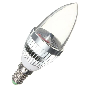 1 Nastavite E14 3W RGB LED Žarnice 16 Barva Spreminja, Sveča, Luč Pozornosti, Žarnica Svetilka z Daljinskim upravljalnikom Dropshipping Podporo