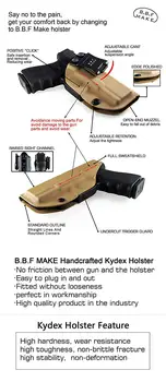 Kydex IWB Tulec Za Ruger Varnosti-9 Tok Znotraj Pas Skriti Prevoz - Ruger Varnost 9 Tulec, IWB Kydex Pištolo Primeru
