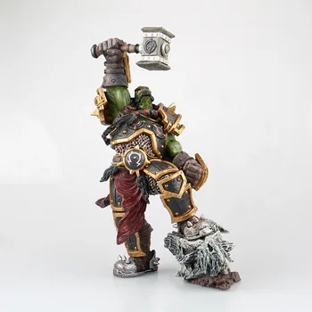 Ukrep Lutka Warcraft Model Vodja Plemena Frost Volka Glavni Posarju Orc Šaman Ročno Izdelana Pvc Figuric