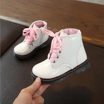 Novo Otroci Čevlji Fantje Dekleta Škornji Zimski Klasična Otroci Čevlji Britanski Stil Martin Copati otroci baby čevlji