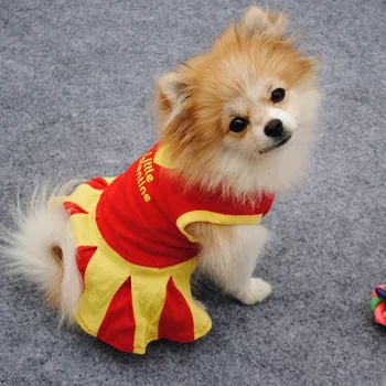 Nov pasji mladiček Princesa Obleko bombaž Poletje Domače Obleke za majhne pse modna Oblačila za Hišne živali
