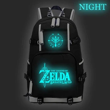 The Legend of Zelda Svetlobna nahrbtnik Priložnostne Visoke Kakovosti Laptop Nahrbtnik Lepa Teens Fantje Dekleta Dnevni Nahrbtnik