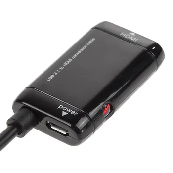 Vroče USB-Tip C C za HDMI Adapter USB 3.1 TV Kabel MHL Telefon Android Tablet za Chromebook Pixel Zen all-in-one