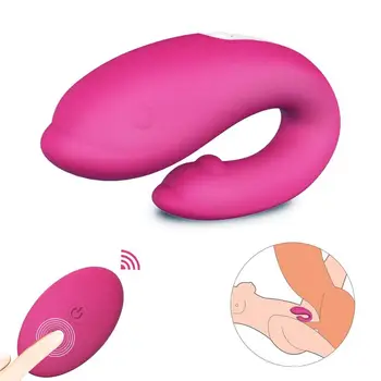 Silikonski Daljinski upravljalnik Vibrator Adult Sex Igrača za Ženske Nekaj USB Polnjenje G spot Vibe Masaža Klitoris Stimulator