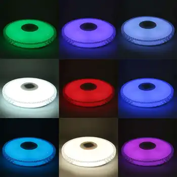 200W 40 cm Sodobne RGB LED Smart Stropne Luči APP Inteligentni Nadzor Stropna Lučka za bluetooth Glasbe Luč za Spalnice Doma Lightin