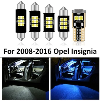 12pcs Napak Luč Za 2008-2016 Opel Insignia Sedan Salon Nepremičnin, Hatchback Športnih LED Žarnice Notranje Luči Komplet Lučka za Branje