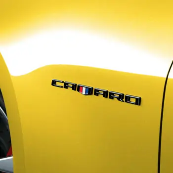 1x 3D Kovinski Avto Fender Trunk CAMARO ZASTAVO Pismo Nalepke Emblem Značko Avto Styling Decal za Camaro Dodatki