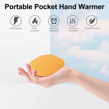 Roko Grelniki za ponovno Polnjenje 3600mAh Moči Banke Prenosnih Pocket Ročno Toplejše Hitro Ogrevanje Roko Grelniki Super za Smučanje Pozimi Darilo