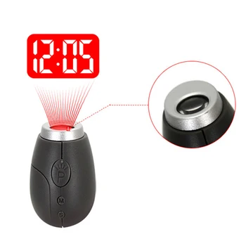 2020 Nove LED Prenosni Mini Digitalni Projekt Ura Keychain Key Ring Steno za Projiciranje Pazi, Čas, Datum, Timer